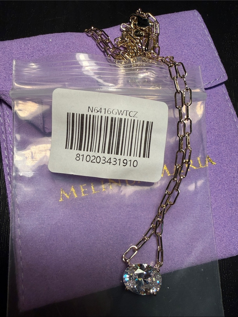 Melinda Maria Hello Gorgeous Micro Samantha Chain - Picture 3 of 3